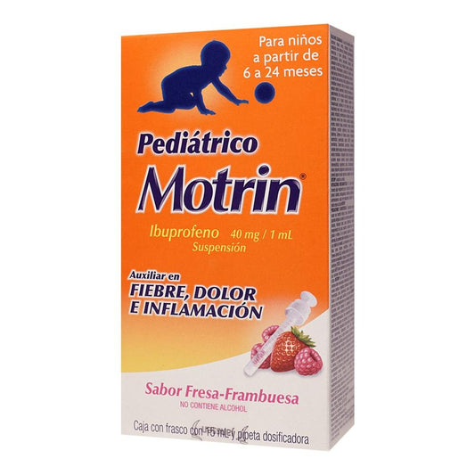 MOTRIN PEDIÁTRICO FRESA-FRAMBUESA 15 ML