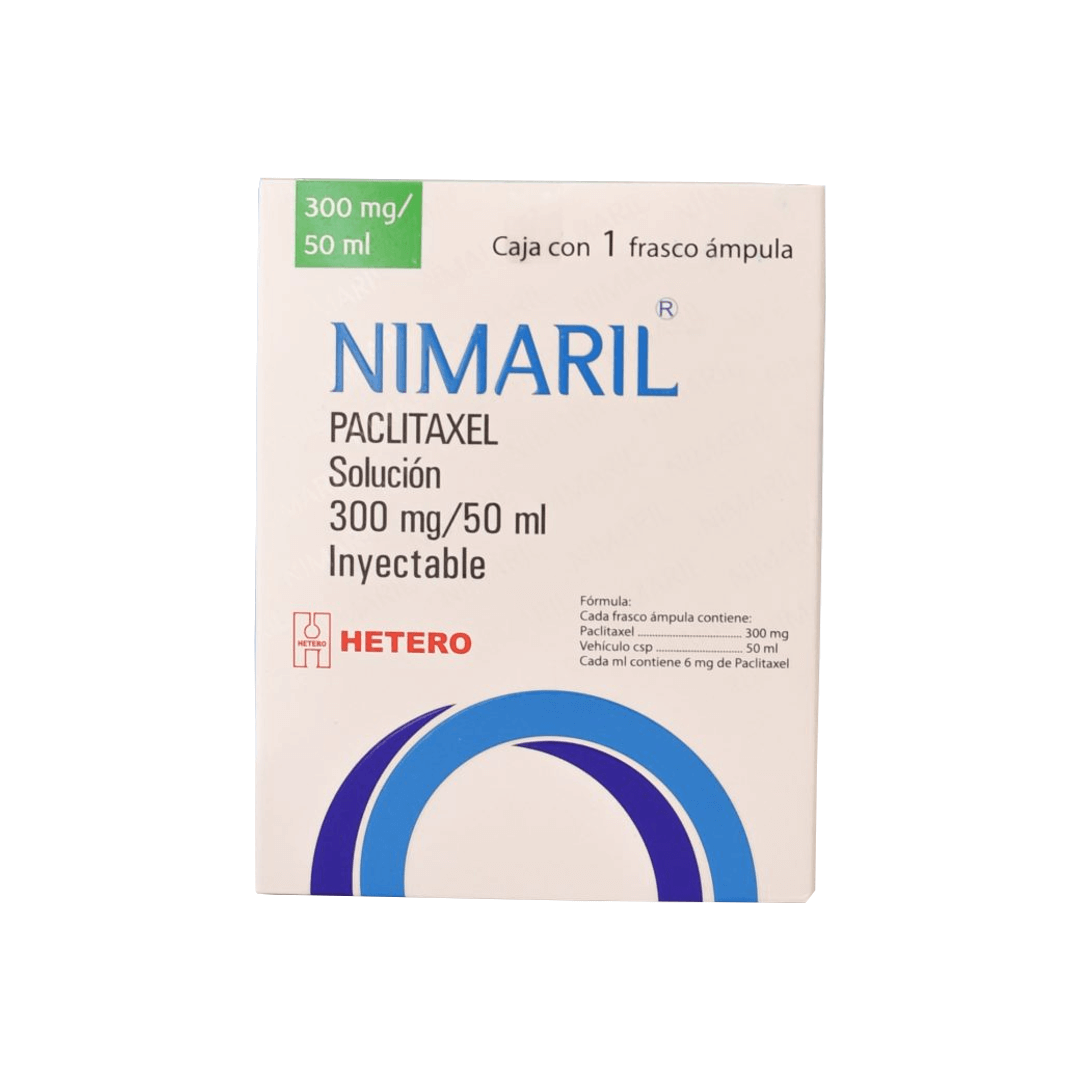 NIMARIL (PACLITAXEL) SOLUCION 300 MG/50 ML INYECTABLE