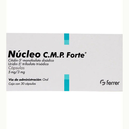 NÚCLEO C.M.P. FORTE 5/3 MG 30 CÁPSULAS