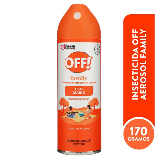 OFF REPELENTE DE INSECTOS FAMILY EN AEROSOL 170 G