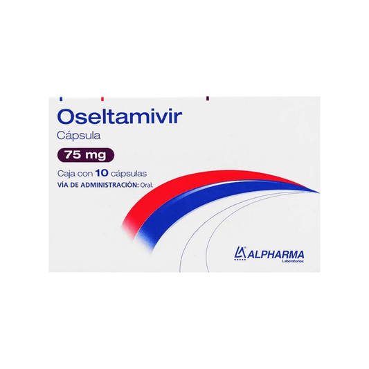 OSELTAMIVIR CAPSULAS 75 MG CAJA C/10