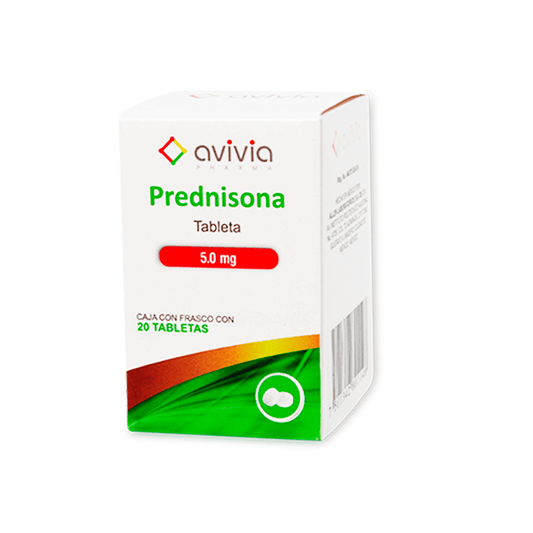 PREDNISONA 5.0 MG TABLETAS CAJA C/20
