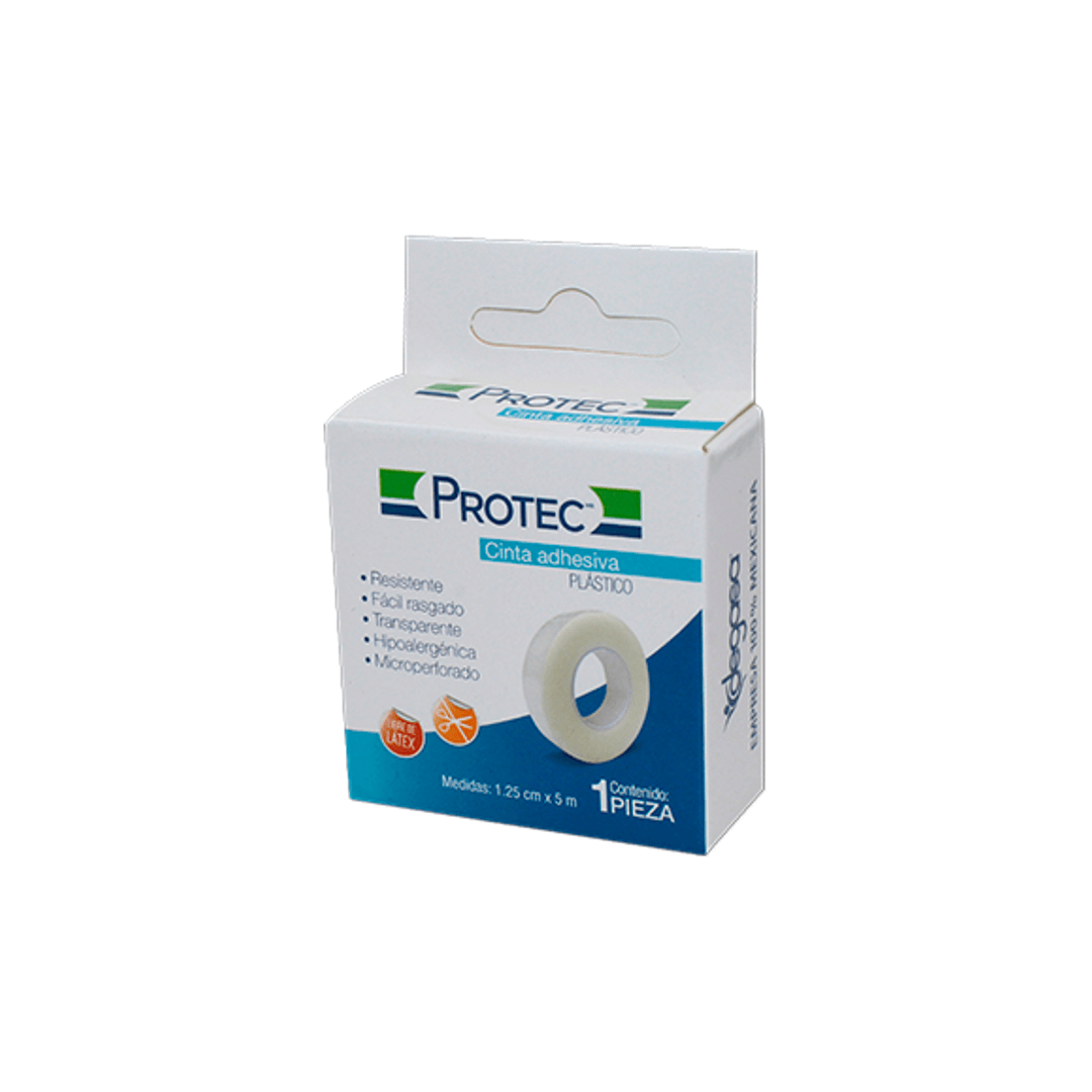PROTECT CINTA ADHESIVA PLASTICO 1.25 CMX5 M