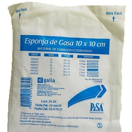 PISA ESPONJA DE GASA 5 PIEZAS