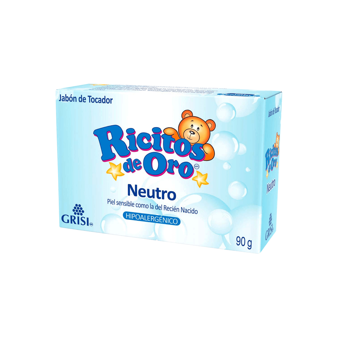 RICITOS DE ORO JABON NEUTRO 90 G