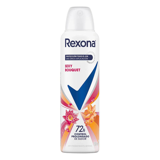 REXONA ANTITRANSPIRANTE EN AEROSOL WOMAN SEXY BOUQUET 150 ML
