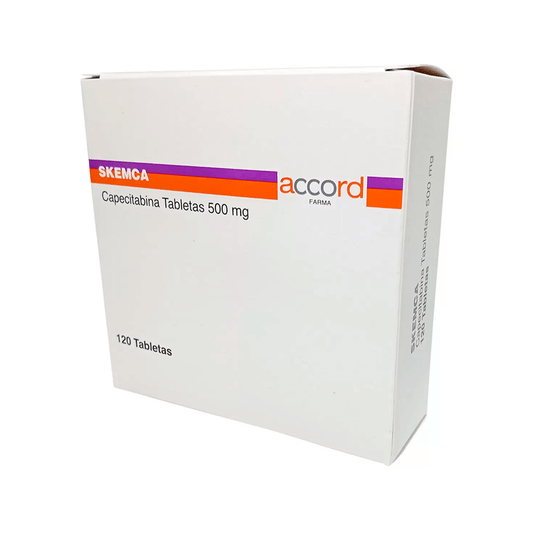 SKEMCA (CAPECITABINA) TABLETAS 500 MG CAJA C/120