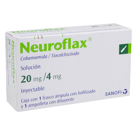 SANFER NEUROFLAX 20 MG FRASCO ÁMPULA 4 ML