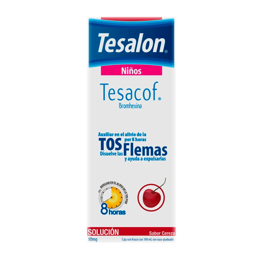 TESALON TESACOF INFANTIL (BROMHEXINA) 80 MG FRASCO 100 ML