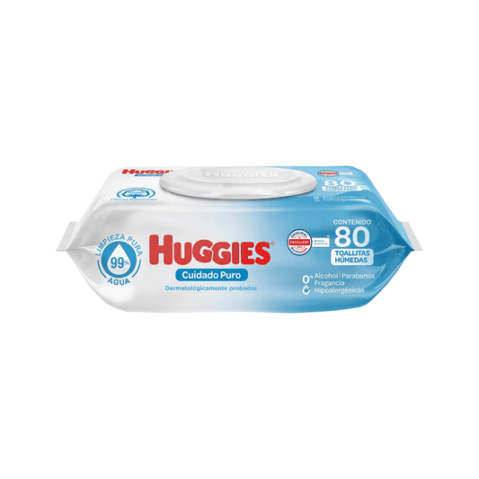 TOALLITAS HUGGIES CUIDADO PURO C/80