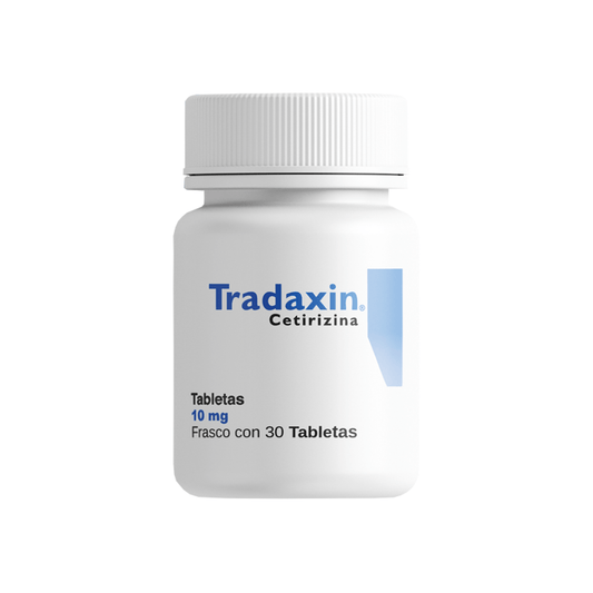 TRADAXIN (CETIRIZINA) TABLETAS 10 MG FRASCO C/30