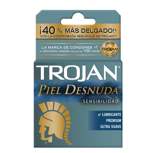 TROJAN PIEL DESNUDA SENSIBILIDAD C/3