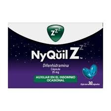VICK NYQUIL Z 25 MG CON 30 CÁPSULAS