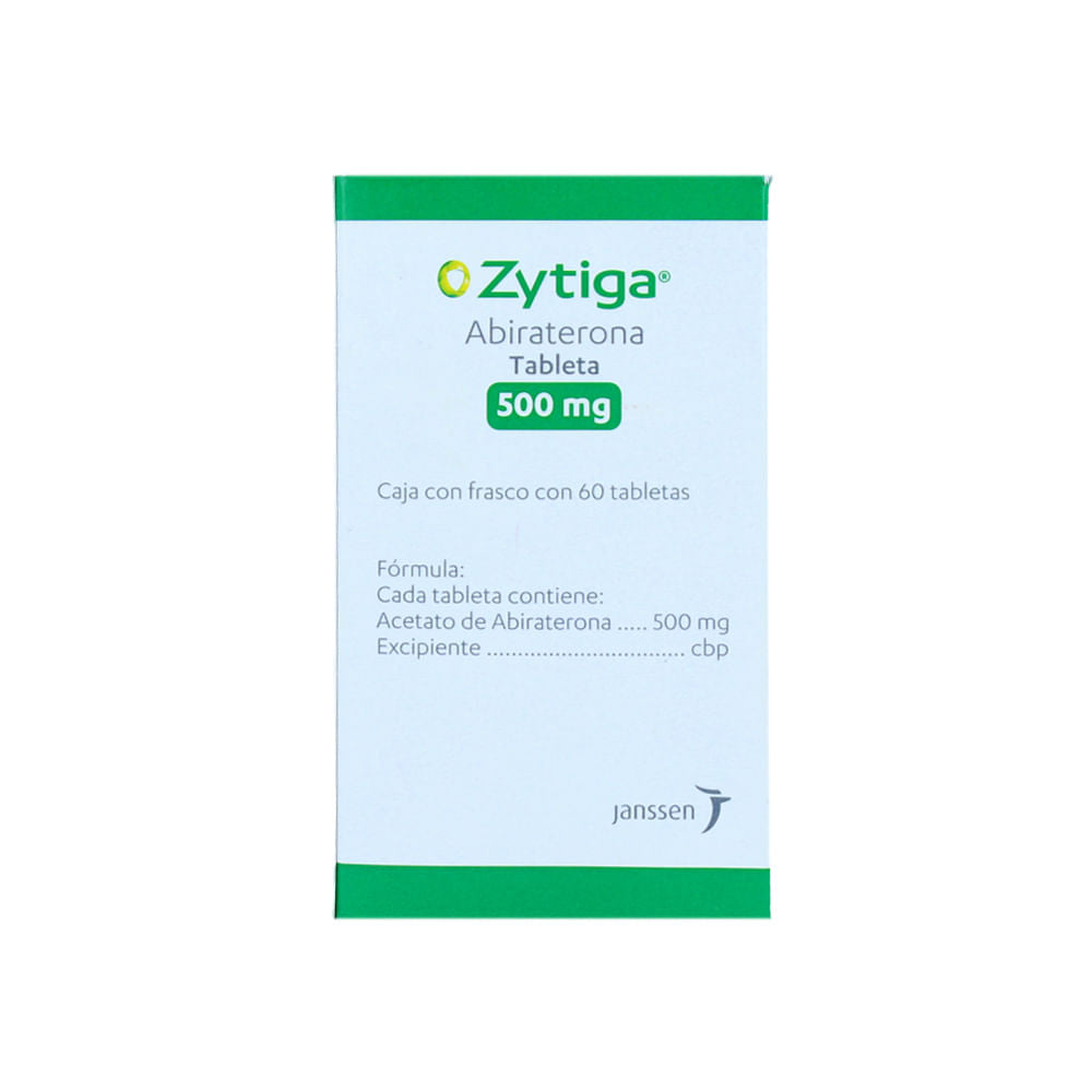 JANSSEN CILAG ZYTIGA 500 MG 60 TABLETAS