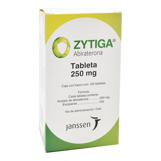 JANSSEN ZYTIGA 250 MG 120 TABLETAS