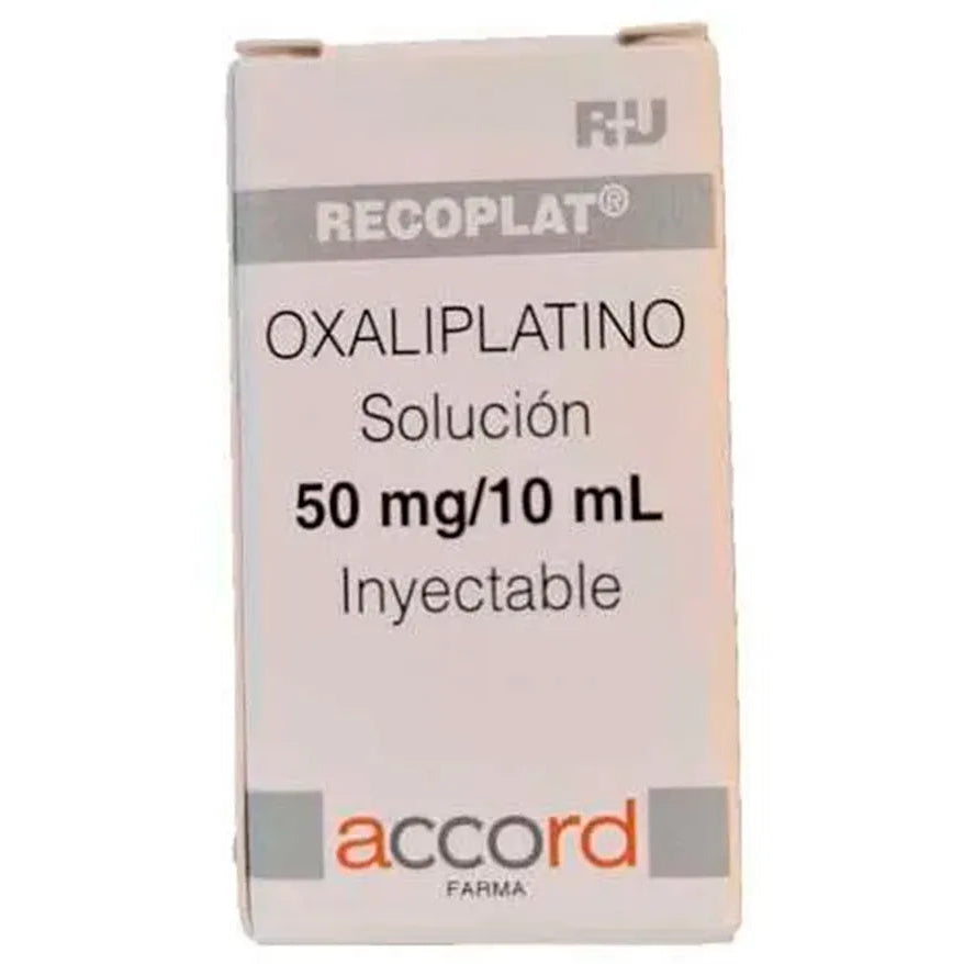 recoplat rtu (oxaliplatino) 50 mg/ 10 ml 1 fam lab accord farma