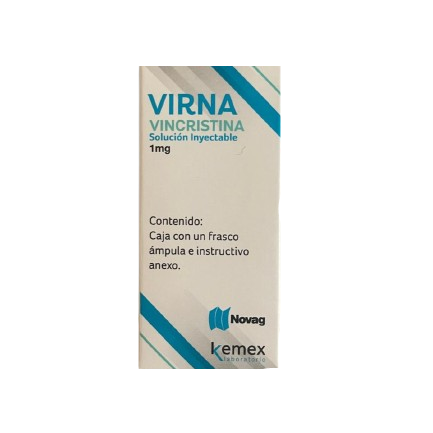 VIRNA 1MG SOL INY SIN DILUYENTE VINCRISTINA R