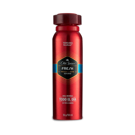 OLD SPICE FRESH BODY SPRAY TODO EL DÍA DESODORANTE AEROSOL 150 ML