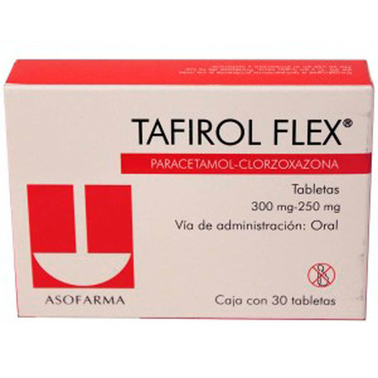 tafirol flex 300/250 mg 30 tabletas