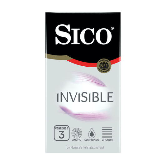 sico ultra sense invisible 3 condones