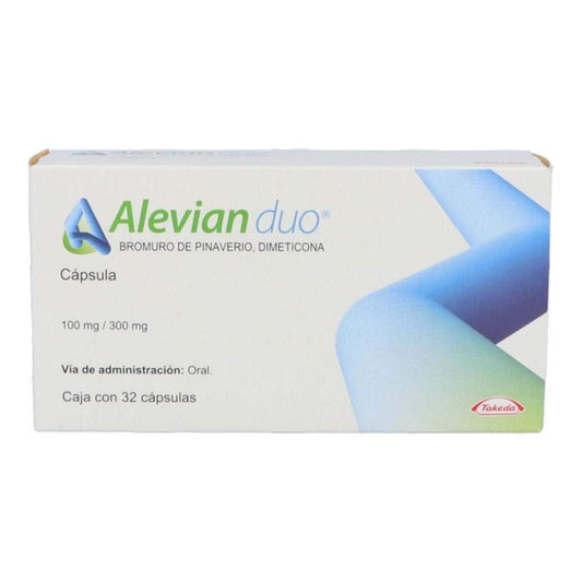 ALEVIAN DUO (PINAVERIO/DIETICONA) 100/300 MG 32 CÁPSULAS