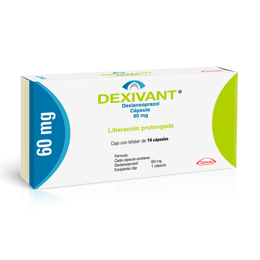 DEXIVANT (DEXLANSOPRAZOL) CAPSULAS 60 MG C/14