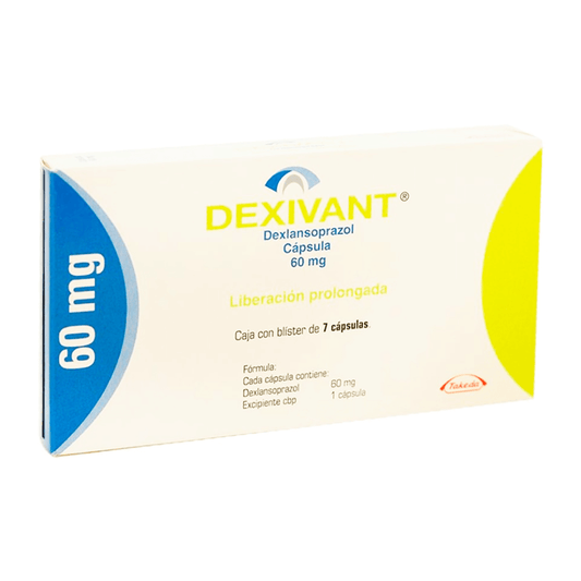 DEXIVANT (DEXLANSOPRAZOL) CAPSULAS 60 MG C/7