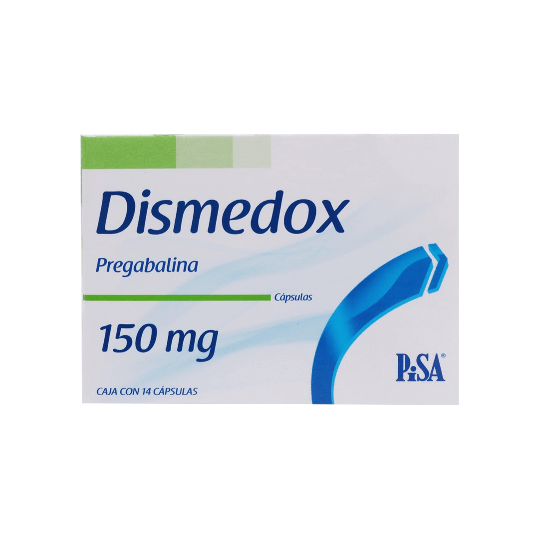 DISMEDOX (PREGABALINA) CAPSULAS 150 MG CAJA C/14