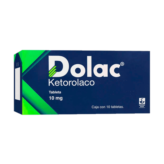 DOLAC (KETOROLACO) TABLETAS 10 MG CAJA C/10