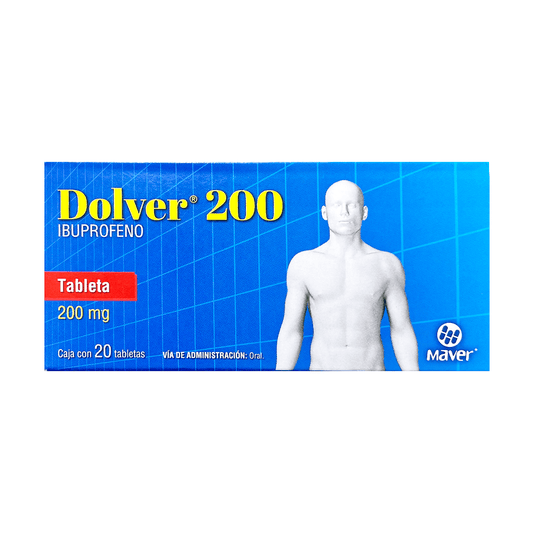 DOLVER (IBUPROFENO) TABLETAS 200 MG C/20