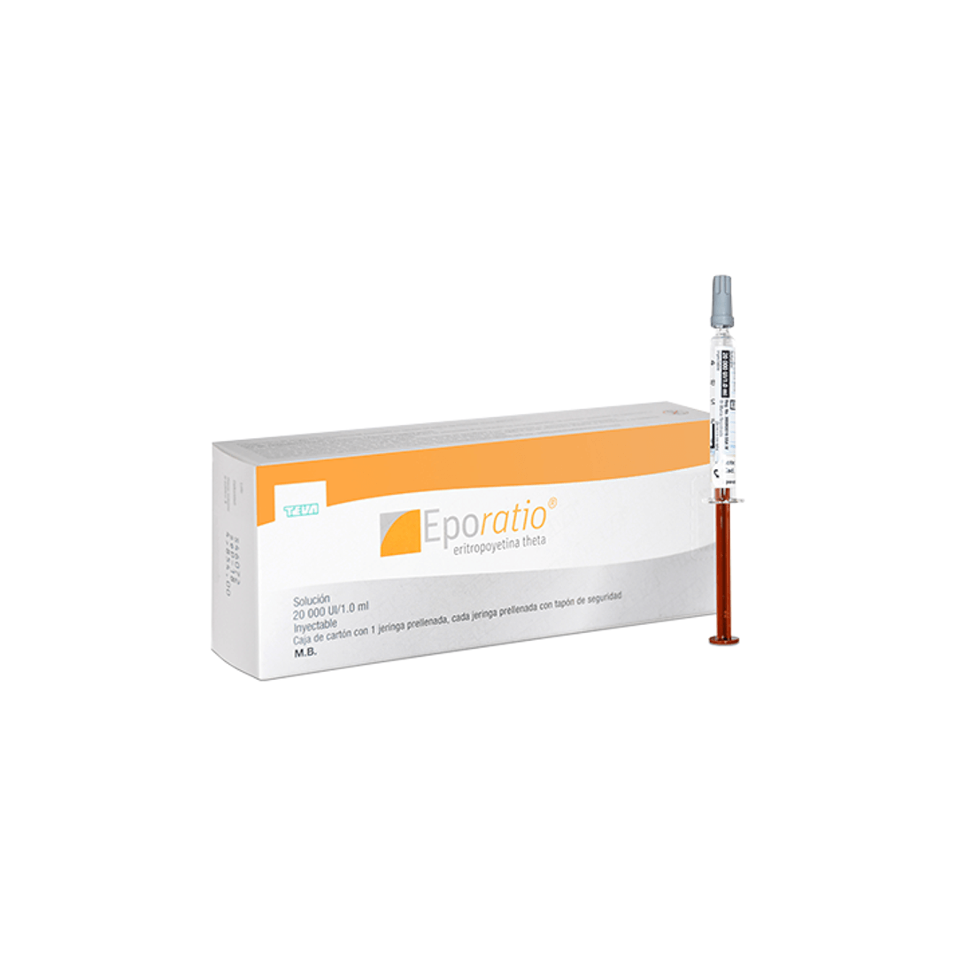 EPORATIO (ERIPROYETINA) SOLUCION 20,000 UI/1 ML CAJA C/1 JERINGA