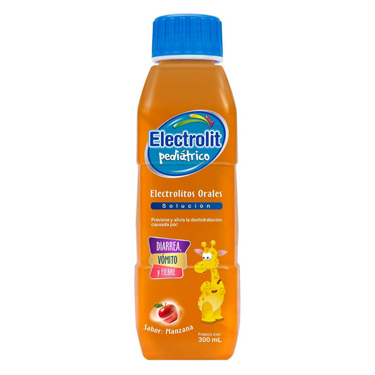 ELECTROLIT PEDIÁTRICO MANZANA 300 ML