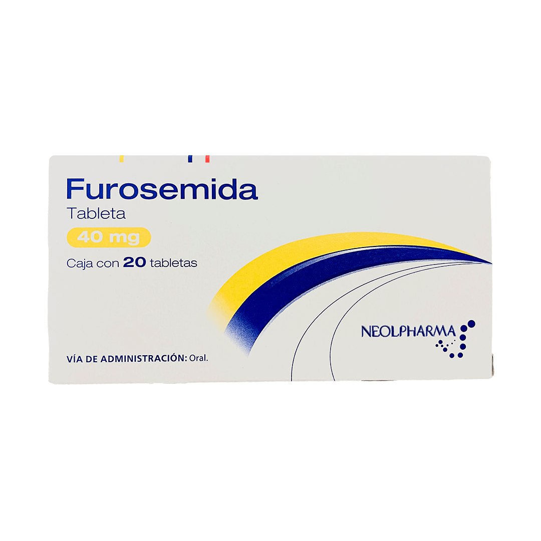 FUROSEMIDA TABLETAS 40 MG CAJA/20