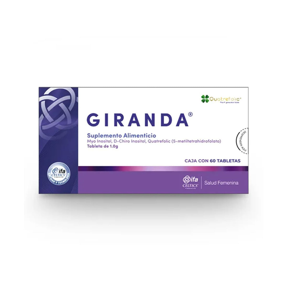 GIRANDA 1 G SUPLEMENTO ALIMENTICIO 60 TABLETAS