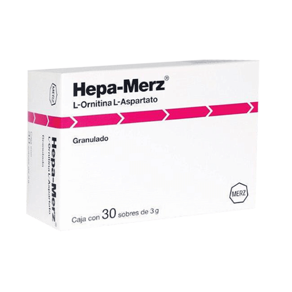 HEPA-MERZ (ORNITINA/ASPARTATO) CAJA C/30 SOBRES – One Pharmacy
