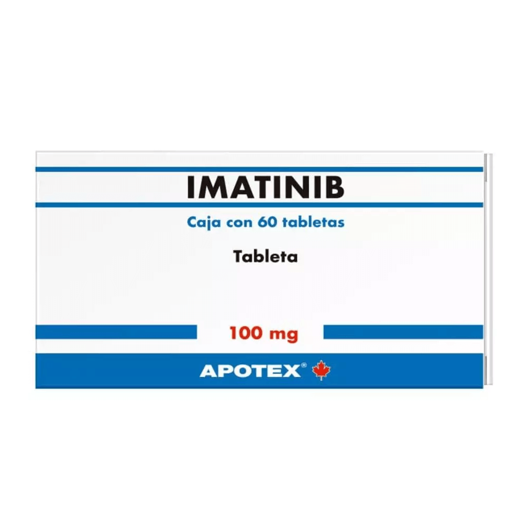 IMATINIB TABLETAS 100 MG CAJA C/60 (LAB: APOTEX)