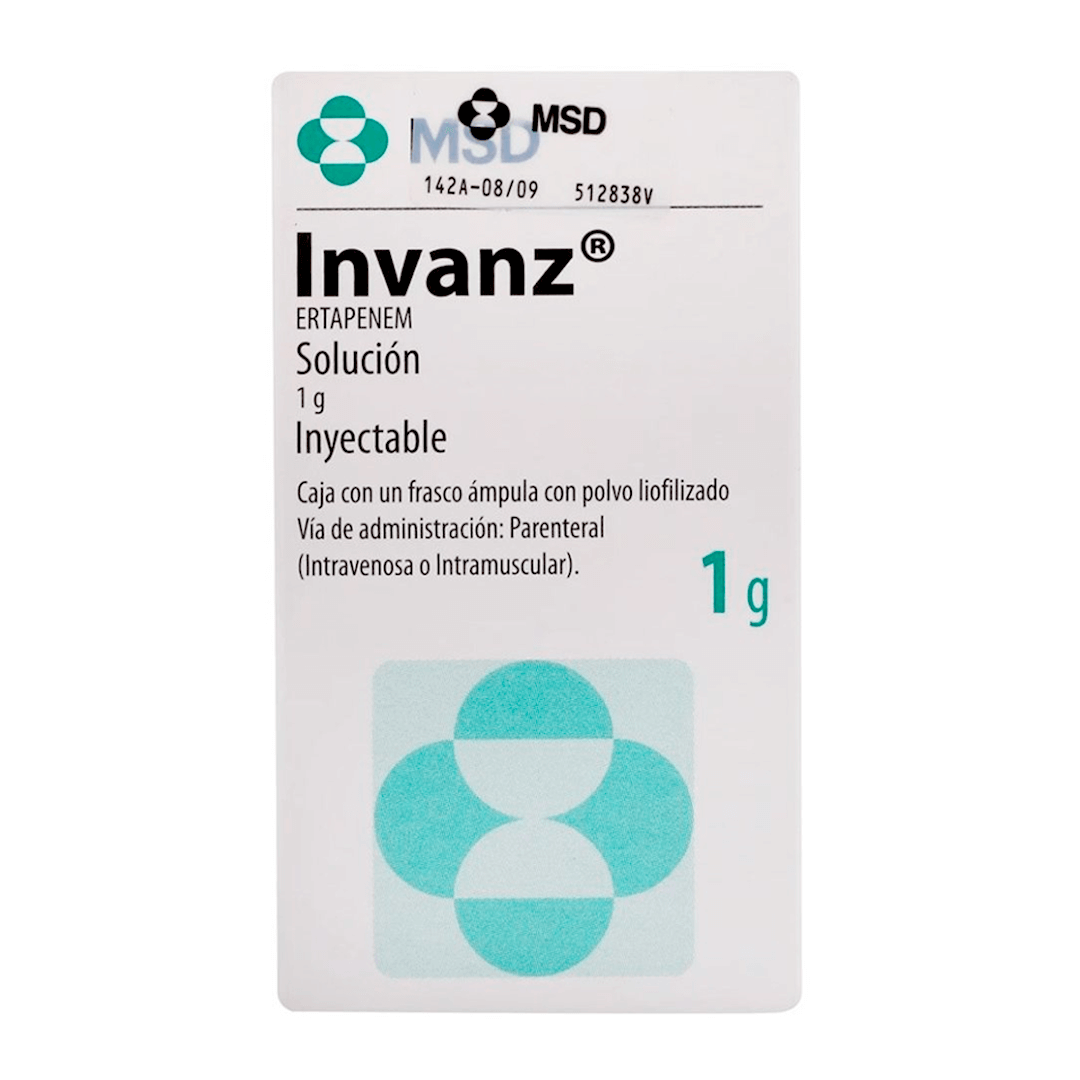 INVANZ (ERTAPENEM) FRASCO 1 G