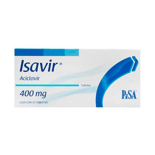 ISAVIR (ACICLOVIR) TABLETAS 400 MG CAJA C/35