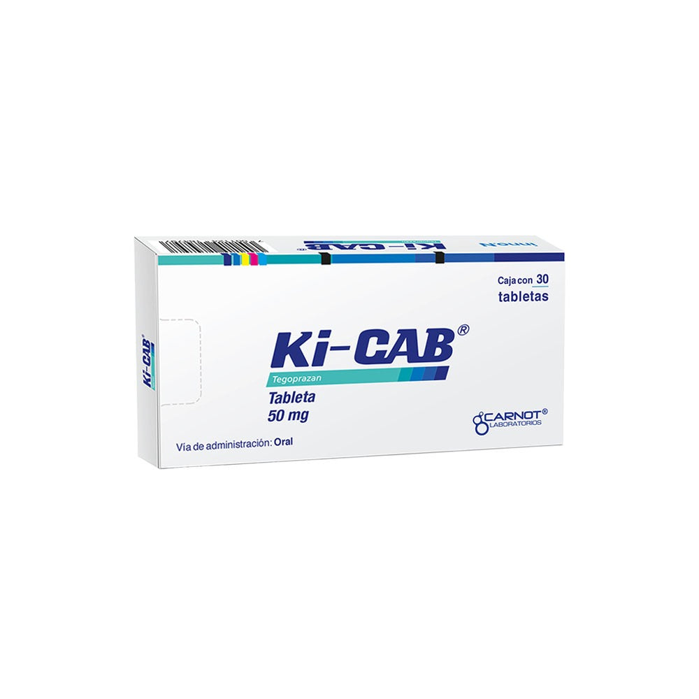 KI-CAB 50 MG 30 TABLETAS