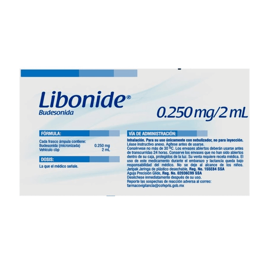 LIBONIDE (BUDESONIDA) SUSPENSION 0.250 MG/2 ML