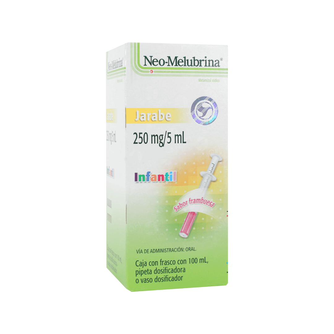 NEO-MELUBRINA INFANTIL (METAMIZOL SODICO) JARABE 250 MG/5 ML FRASCO C/100 ML