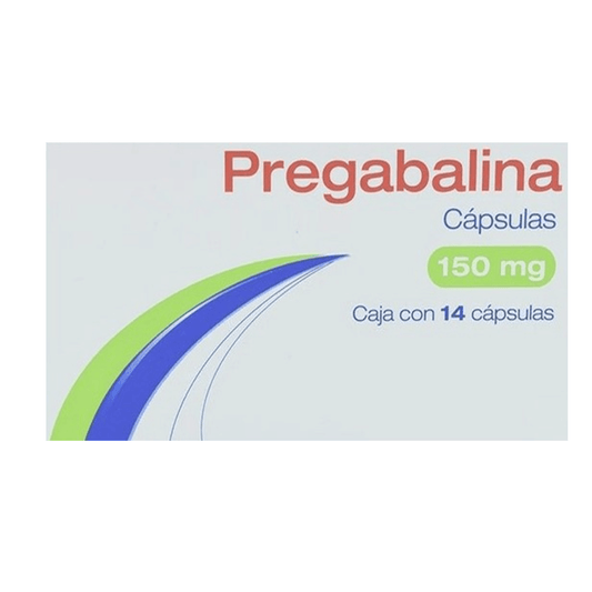 PREGABALINA CAPSULA 150 MG CAJA C/14