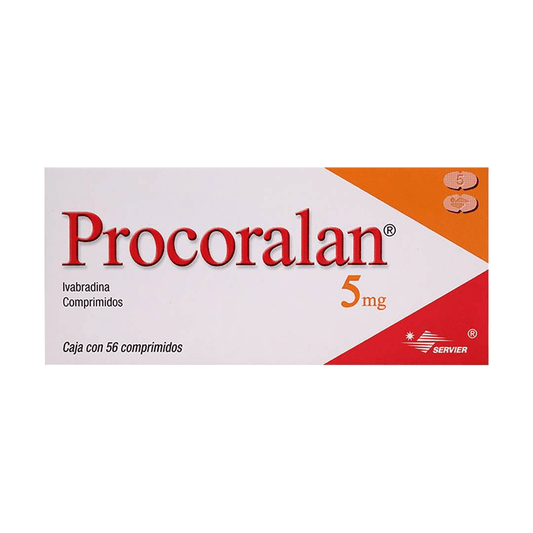 PROCORALAN (IVABRADINA) COMPRIMIDOS 5 MG CAJA C/56