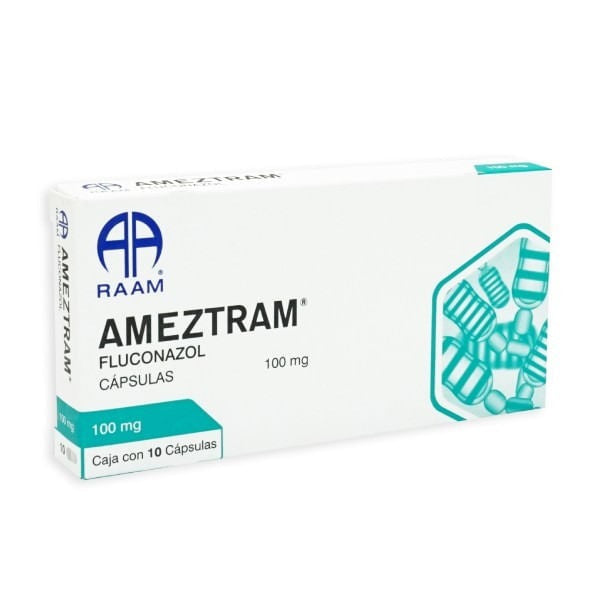 RAAM AMEZTRAM FLUCONAZOL 100 MG 10 CÁPSULAS