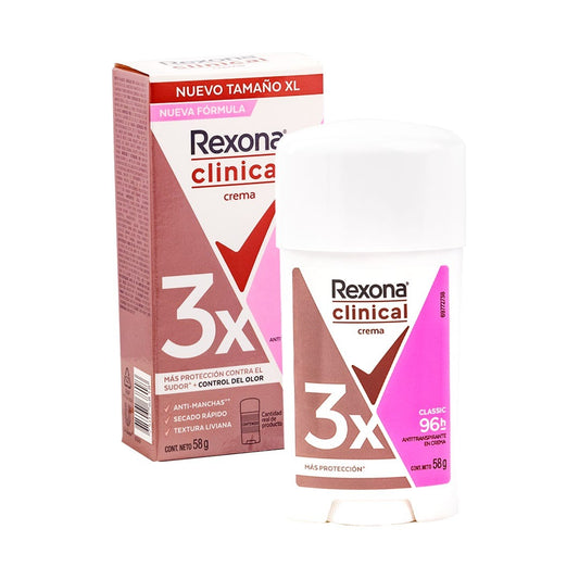 REXONA DESODORANTE CLINICAL CLASSIC CREMA 58 G