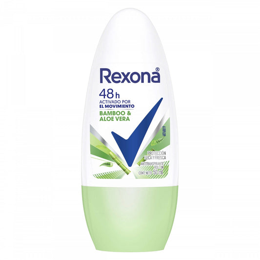 REXONA DESODORANTE ROLL‑ON BAMBOO 50 ML