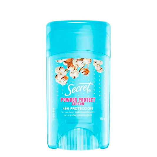 SECRET ANTITRANSPIRANTE EN GEL POWDER PROTECT COTTON 45 G