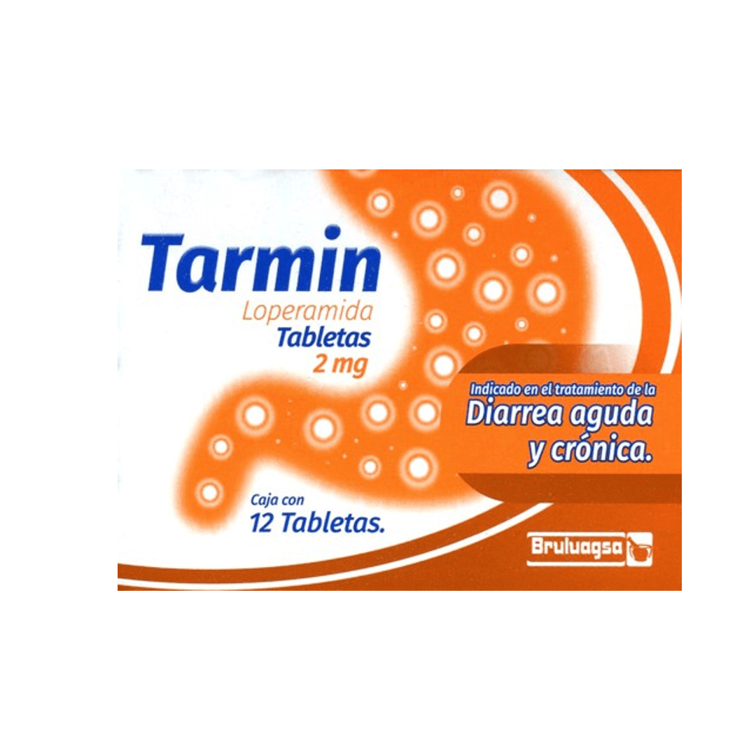 TARMIN (LOPERAMIDA) TABLETAS 2 MG CAJA C/12