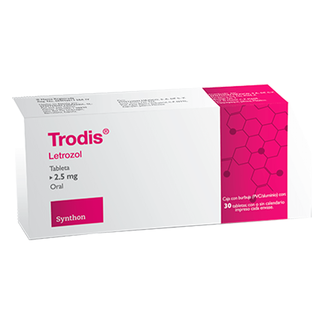 TRODIS (LETROZOL) TABLETAS 2.5 MG C/30