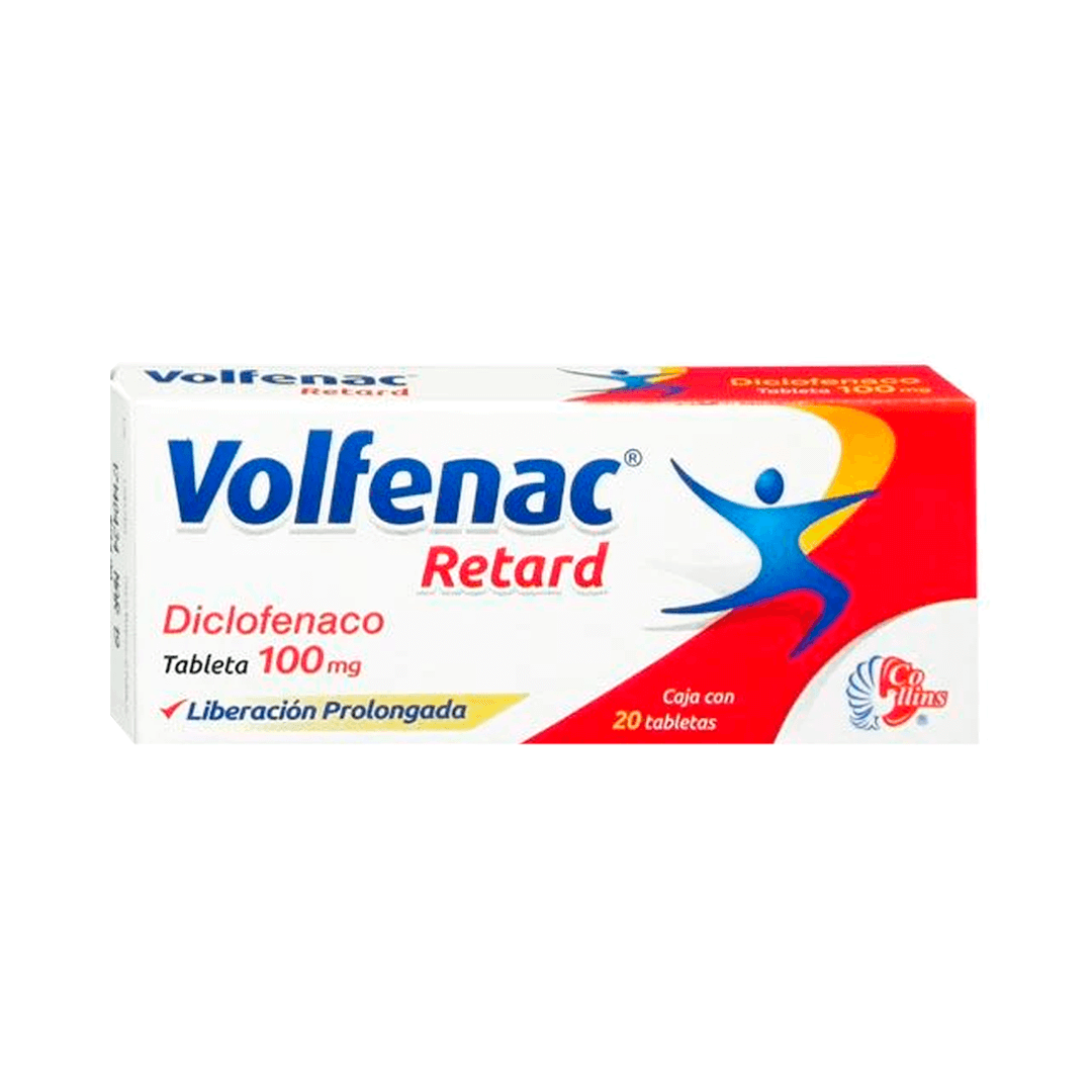 VOLFENAC RETARD (DICLOFENACO) TABLETAS 100 MG CAJA C/20